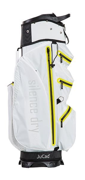 JuCad Silence Dry cart bag, blanco/amarillo