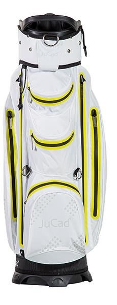 JuCad Silence Dry cart bag, blanco/amarillo