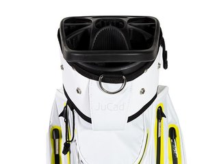 JuCad Silence Dry cart bag, blanco/amarillo