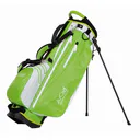 JuCad Waterproof 2in1 stand bag, verde/blanco