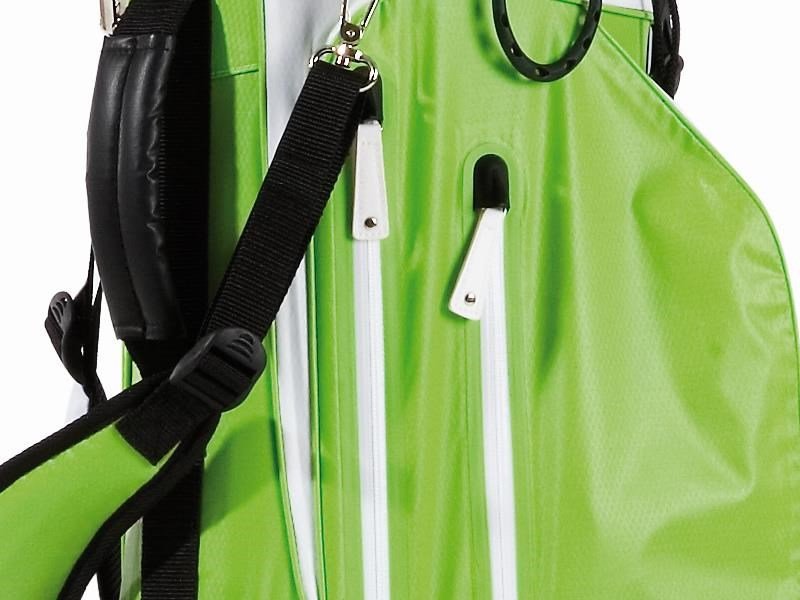 JuCad Waterproof 2in1 stand bag, verde/blanco