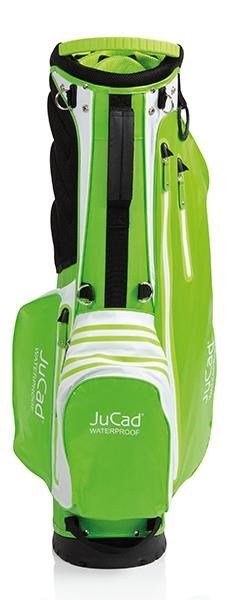 JuCad Waterproof 2in1 stand bag, verde/blanco