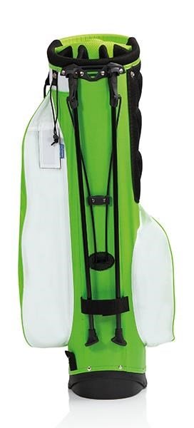 JuCad Waterproof 2in1 stand bag, verde/blanco