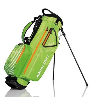 JuCad Aqualight Waterproof 2in1 stand bag, verde/blanco