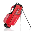 JuCad Aqualight Waterproof 2in1 stand bag, rojo/blanco