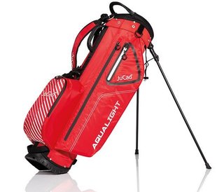 JuCad Aqualight Waterproof 2in1 stand bag, rojo/blanco