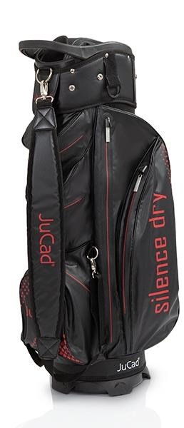 JuCad Silence Dry cart bag, negro/rojo