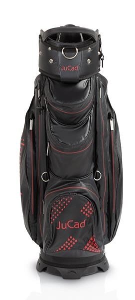 JuCad Silence Dry cart bag, negro/rojo