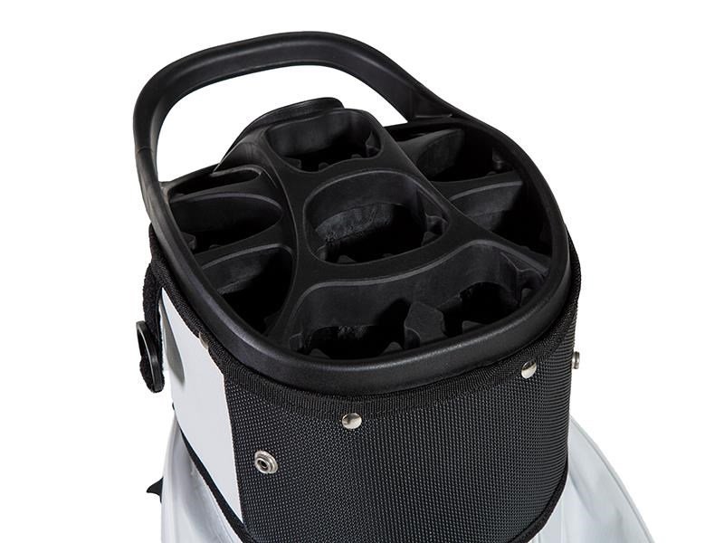 JuCad Silence Dry cart bag, negro/rojo