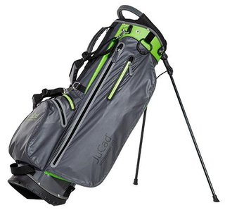 JuCad Waterproof 2in1 stand bag, gris/verde