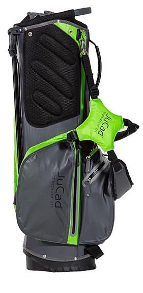 JuCad Waterproof 2in1 stand bag, gris/verde
