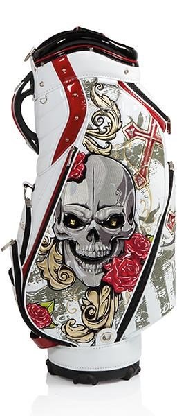 JuCad Luxury cart bag, blanco