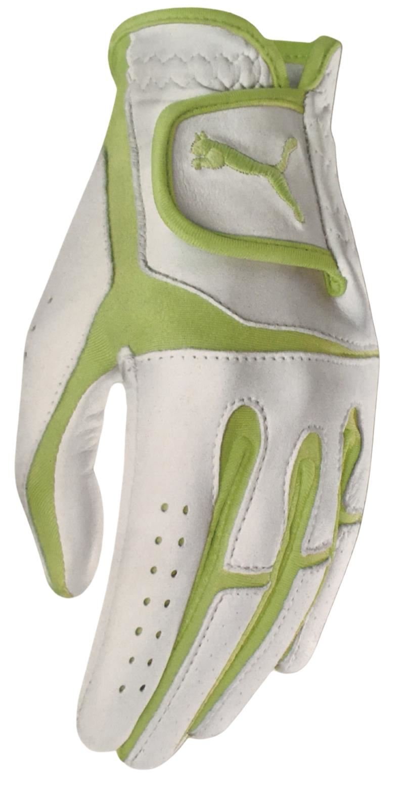 Puma Golf Puma Flexlite Performance guante de golf para mujer, blanco/lima solar