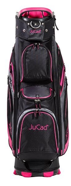 JuCad Sporty cart bag, negro/rosa