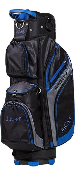 JuCad Sporty cart bag, negro/azul