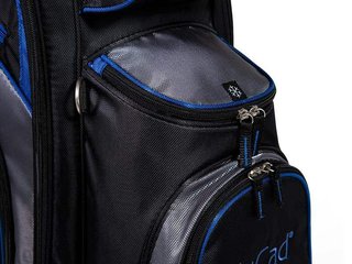 JuCad Sporty cart bag, negro/azul