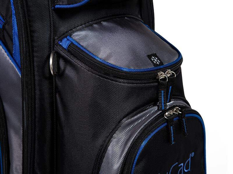 JuCad Sporty cart bag, negro/azul