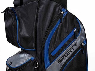 JuCad Sporty cart bag, negro/azul