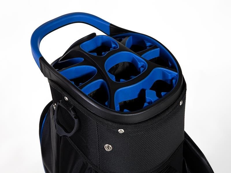 JuCad Sporty cart bag, negro/azul