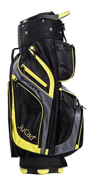 JuCad Sporty cart bag, negro/amarillo