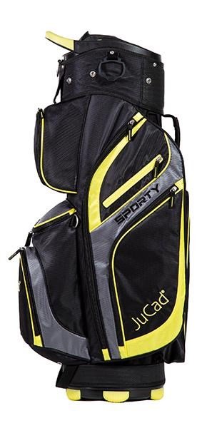 JuCad Sporty cart bag, negro/amarillo