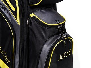 JuCad Sporty cart bag, negro/amarillo