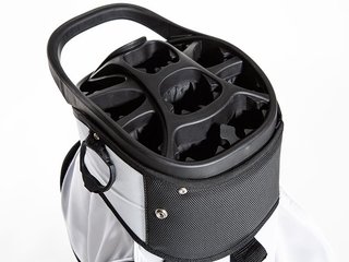 JuCad Sporty cart bag, negro/amarillo