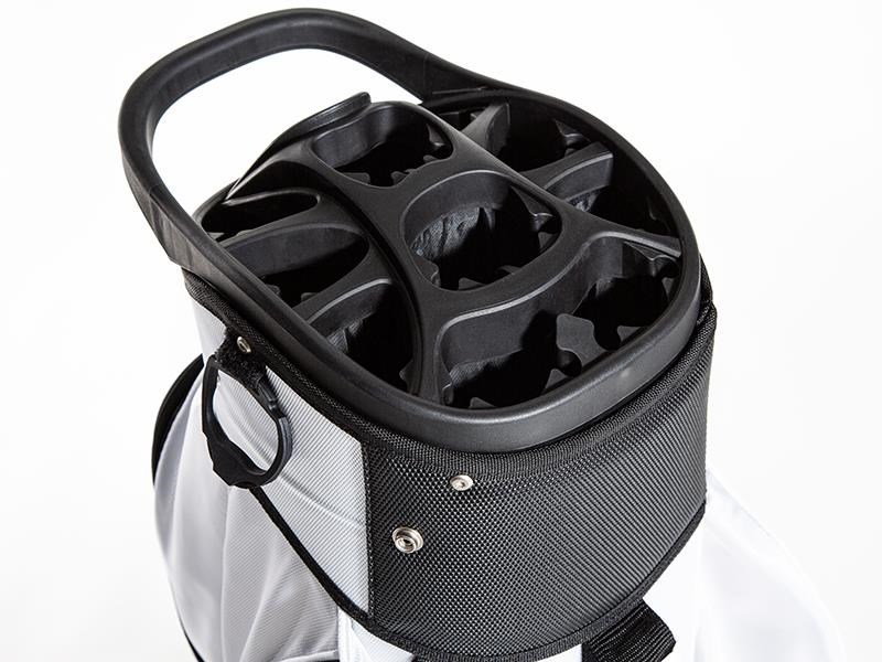 JuCad Sporty cart bag, negro/amarillo