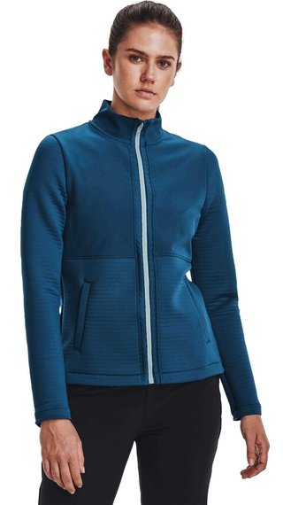 Under Armour Storm Daytona FZ sudadera de mujer, azul petróleo