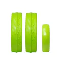 JuCad tires - 2 ruedas traseras, 1 rueda delantera, verde