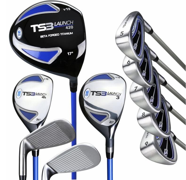 U.S. Kids Golf TS3-51 (130cm) V15 10-Club Combo junior set de golf, grafito