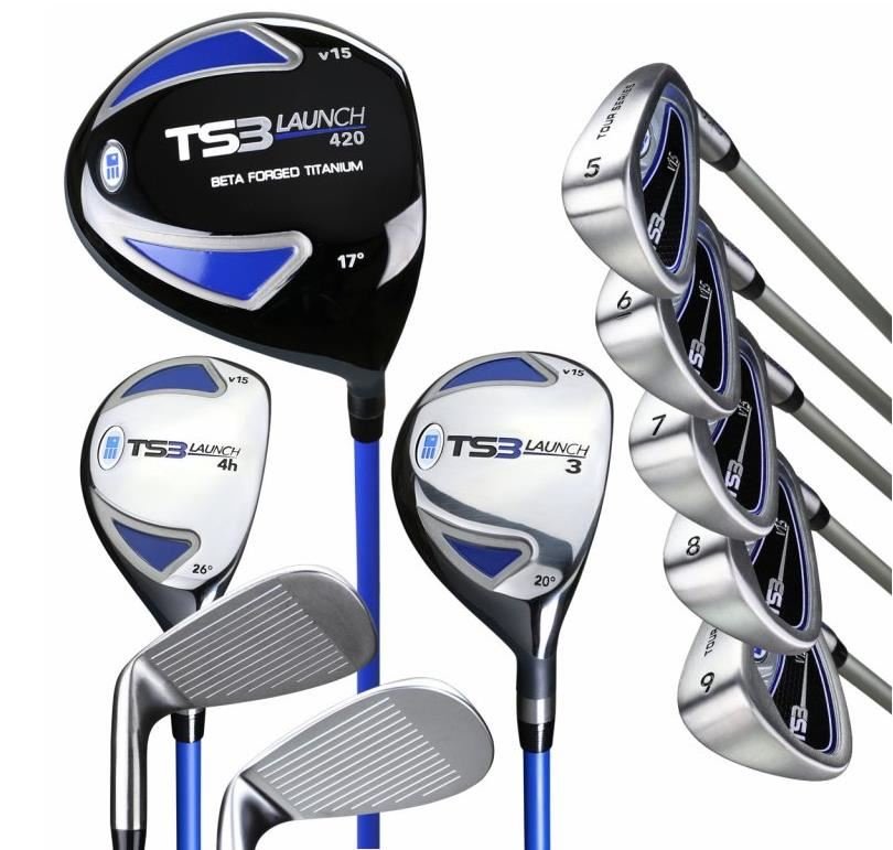 U.S. Kids Golf TS3-51 (130cm) V15 10-Club set de golf junior, grafito