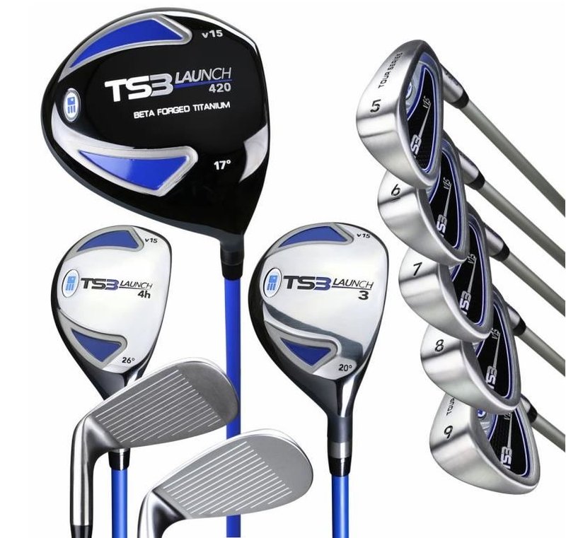 U.S. Kids Golf TS3-51 (130cm) V15 10-Club set de golf junior, grafito
