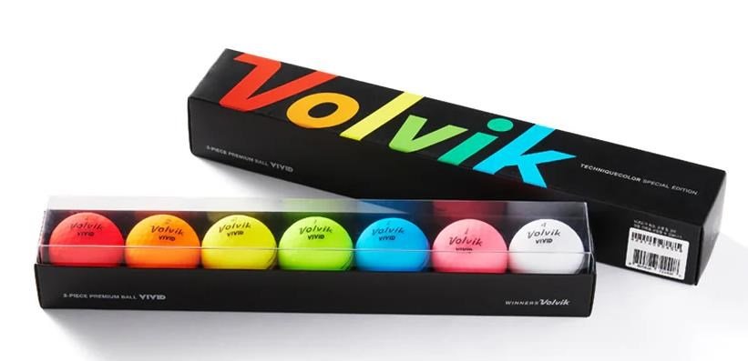Volvik RAINBOW pelotas de golf (7balls), multi