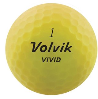 Volvik VIVID pelotas de golf, amarillas