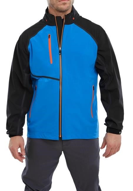 FootJoy HydroTour chaqueta de hombre, zafiro/negro/naranja