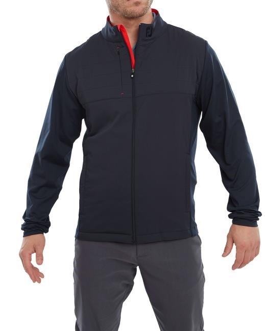 FootJoy FJ Hybrid chaqueta de hombre, azul marino/rojo