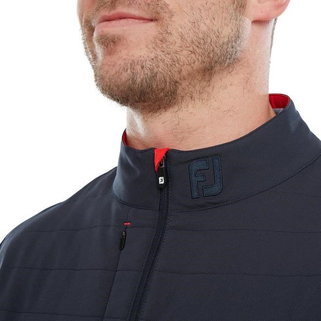 FootJoy FJ Hybrid chaqueta de hombre, azul marino/rojo