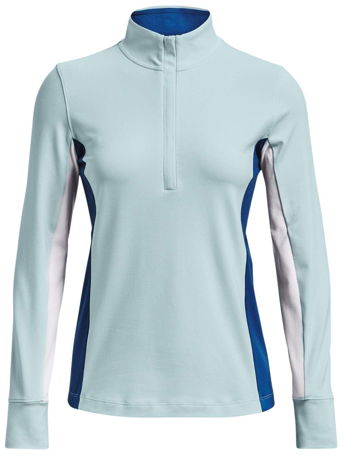 Under Armour Storm Midlayer 1/2 Zip chaqueta de mujer, fuse teal/white