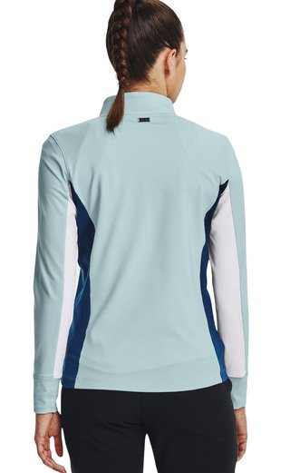 Under Armour Storm Midlayer 1/2 Zip chaqueta de mujer, fuse teal/white