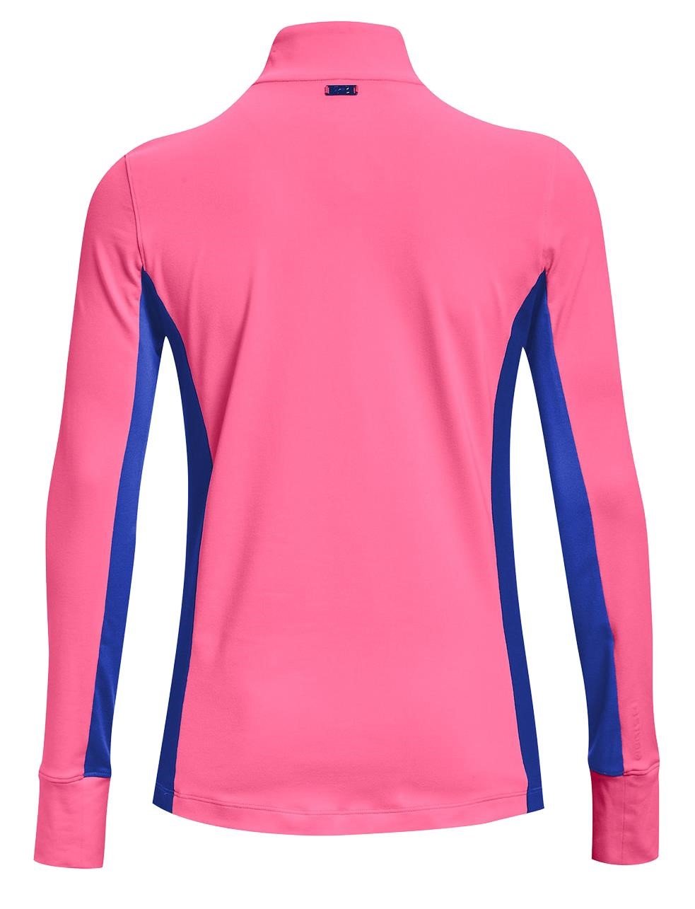 Under Armour Storm Midlayer 1/2 Zip chaqueta de mujer, pink punk/versa blue