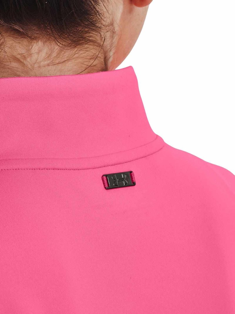 Under Armour Storm Midlayer 1/2 Zip chaqueta de mujer, pink punk/versa blue