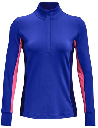 Under Armour Storm Midlayer 1/2 Zip sudadera de mujer, versa blue/pink punk