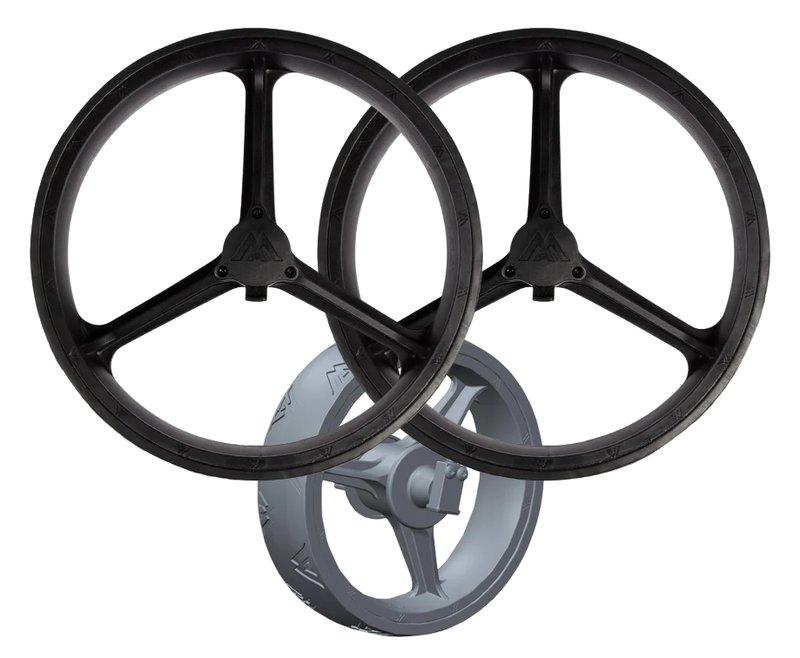Big Max Spare Part - Wheel Set (2 rear, 1 front) accesorio de carrito, negro
