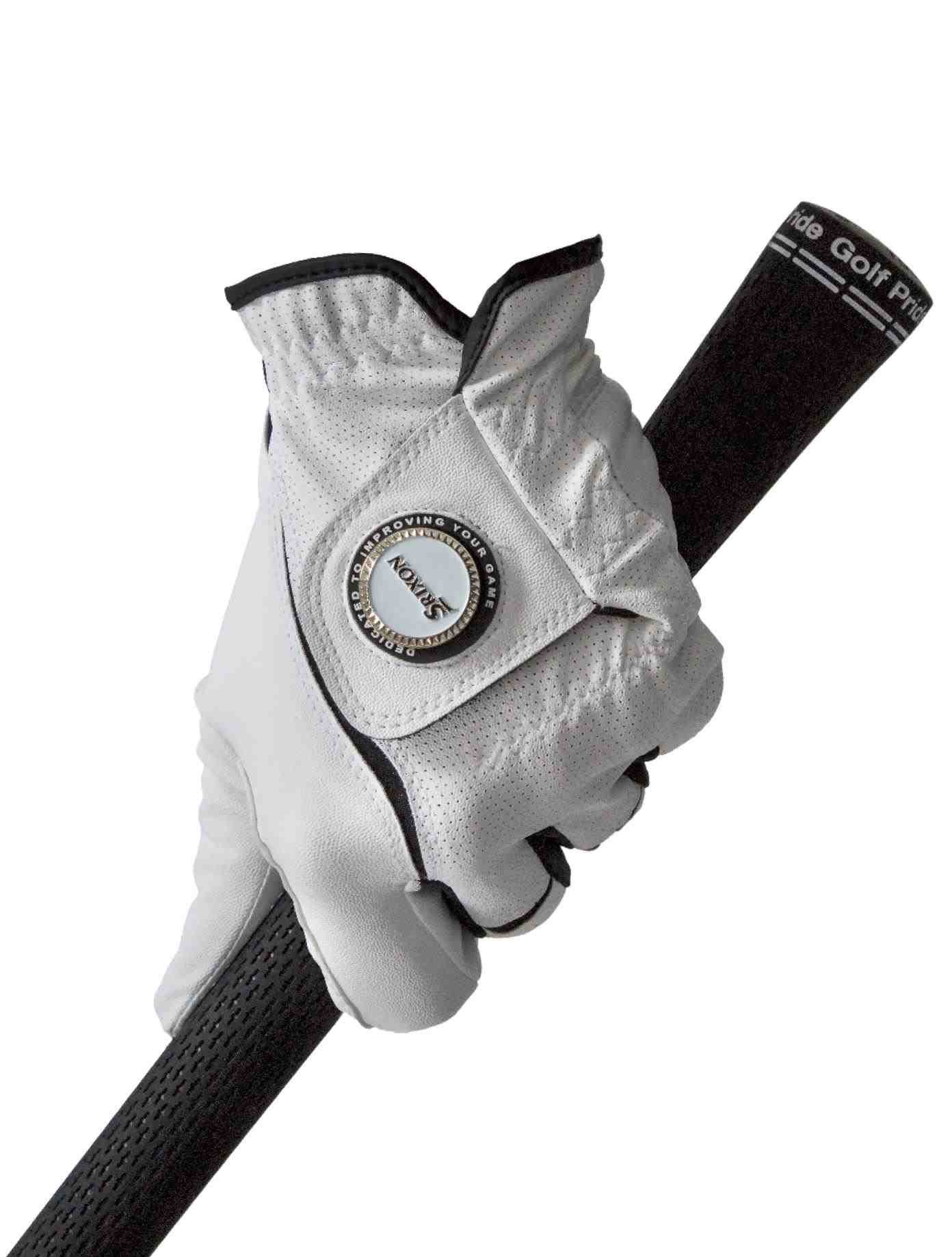 Srixon All Weather Ball Marker guante de golf junior, blanco