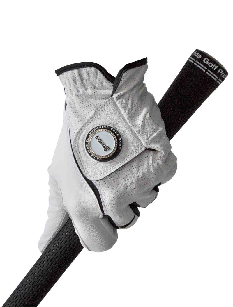 Srixon All Weather Ball Marker guante de golf junior, blanco