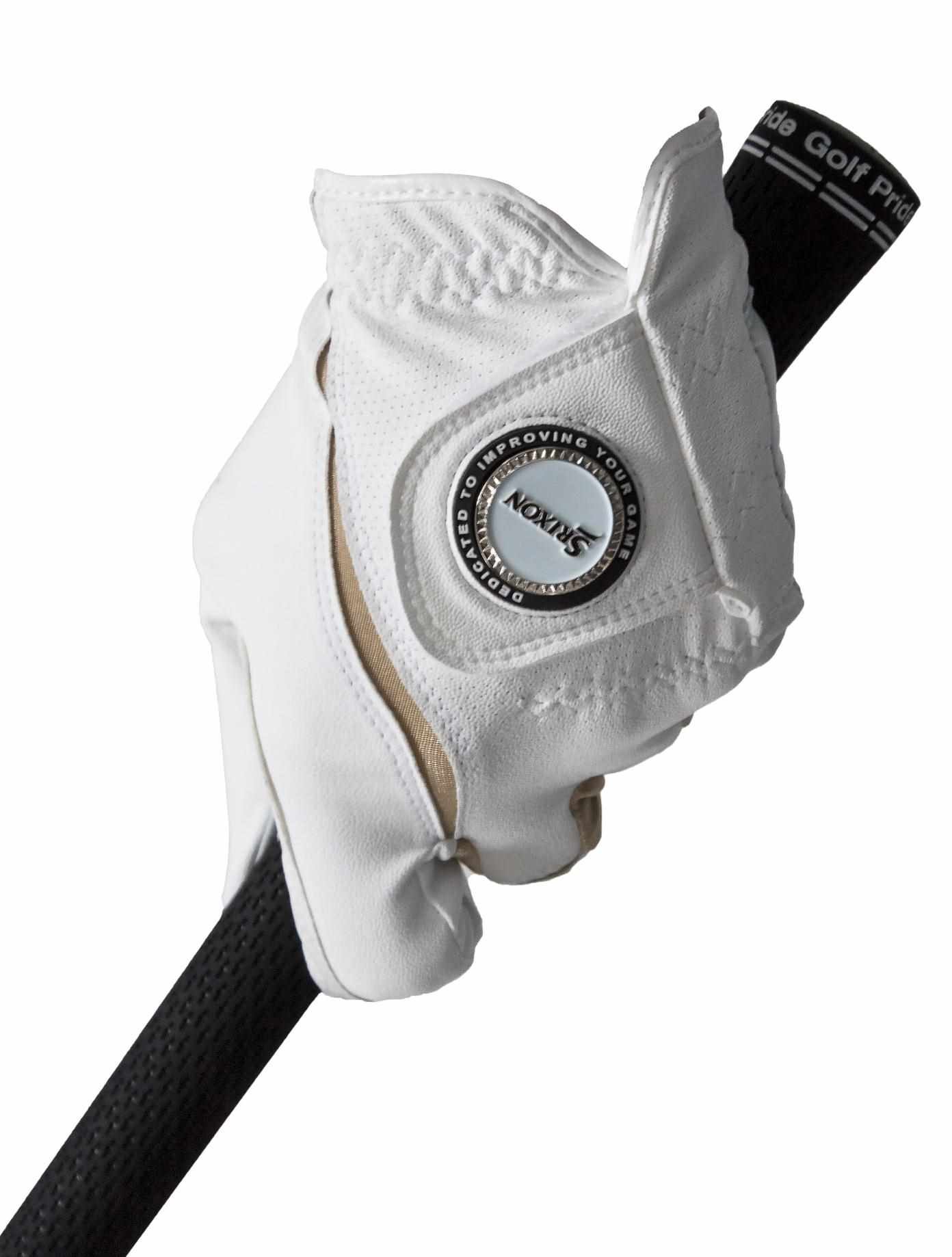 Srixon All Weather Ball Marker guante de golf para mujer, blanco
