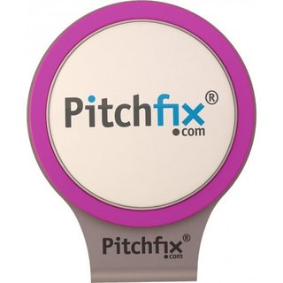 Pitchfix Cap Clip + marcador de bola, morado