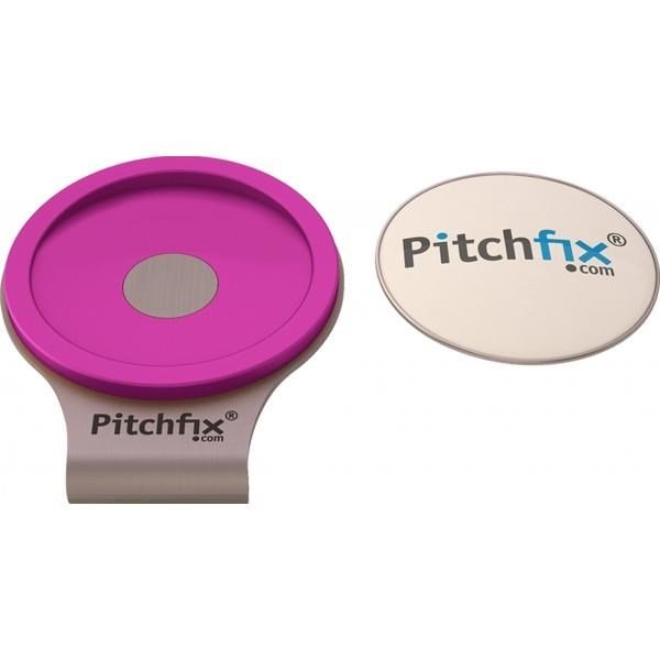 Pitchfix Cap Clip + marcador de bola, morado
