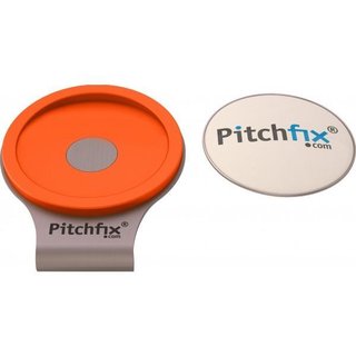 Pitchfix Cap Clip + marcador de bola, naranja